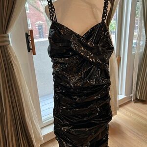 Hera Collection Glossy Black dress